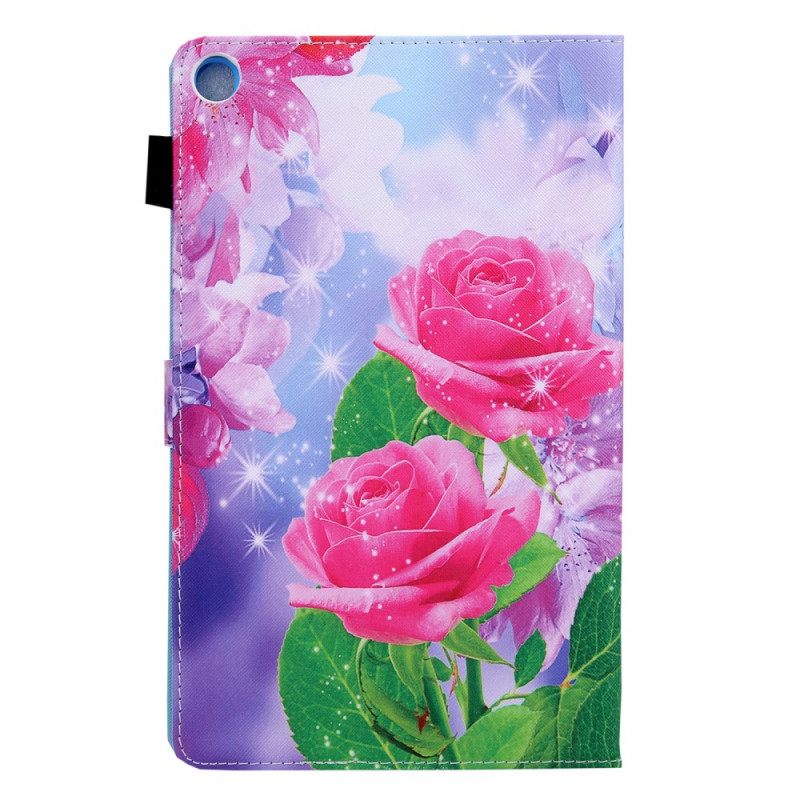 Θήκη Flip Samsung Galaxy Tab A8 Dream Flowers