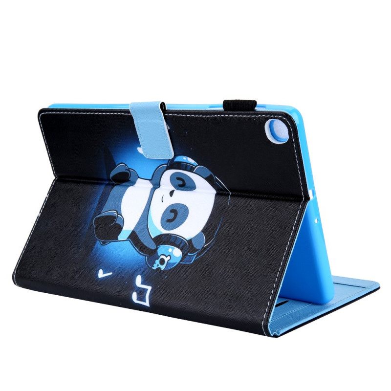 Θήκη Flip Samsung Galaxy Tab A8 Funky Panda