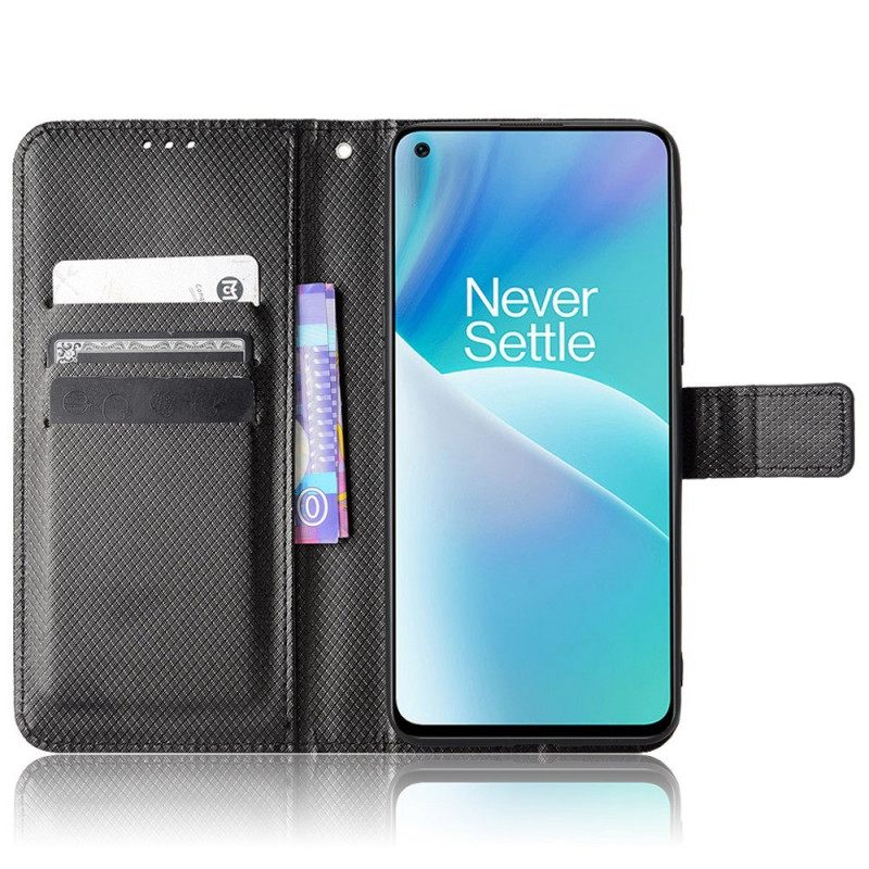 Κάλυμμα OnePlus Nord 2T 5G με κορδονι Απομιμητικό Δερμάτινο Λουράκι