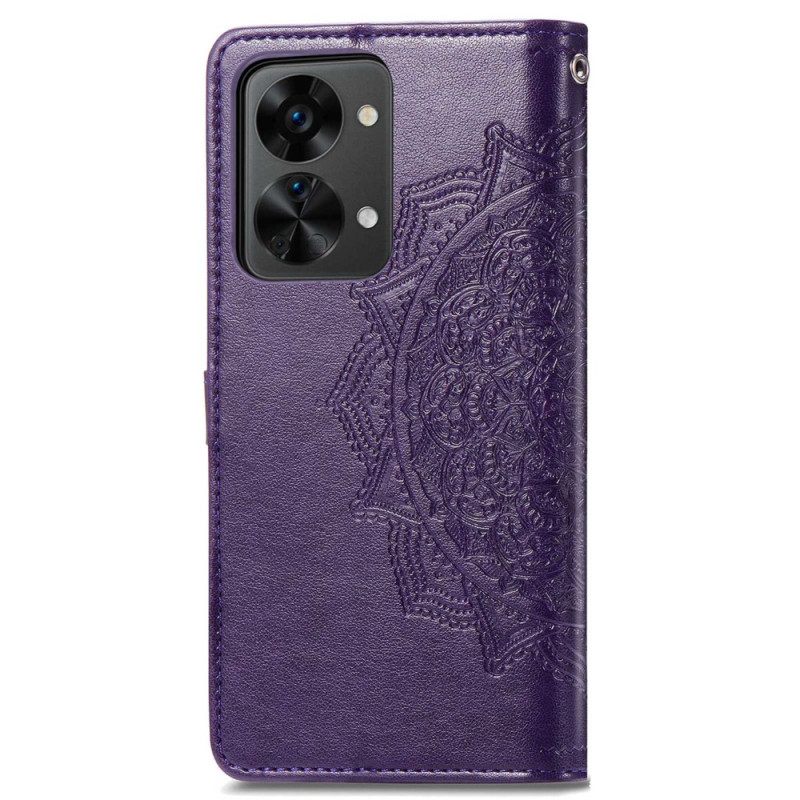 Κάλυμμα OnePlus Nord 2T 5G με κορδονι Κάτοχος Κάρτας Mandala Strap