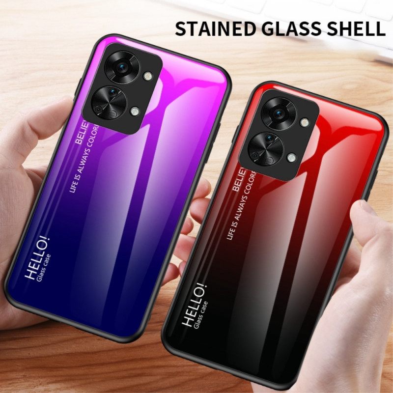 Θήκη OnePlus Nord 2T 5G Tempered Glass Γεια Σας