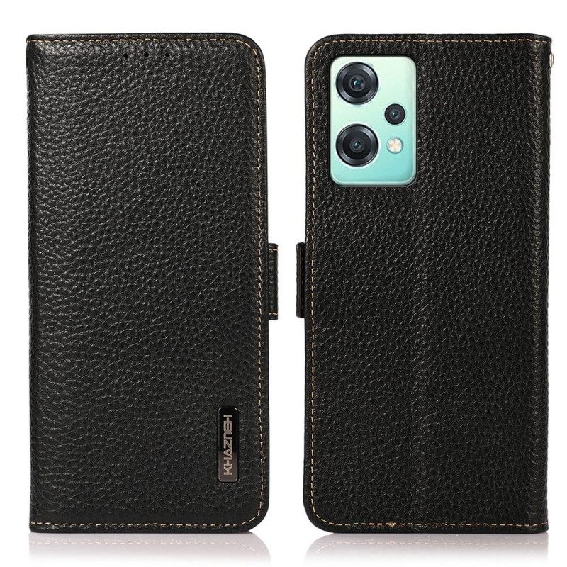 Κάλυμμα OnePlus Nord CE 2 Lite 5G Litchi Leather Khazneh Rfid