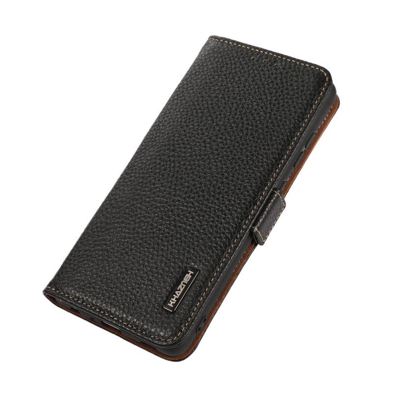 Κάλυμμα OnePlus Nord CE 2 Lite 5G Litchi Leather Khazneh Rfid