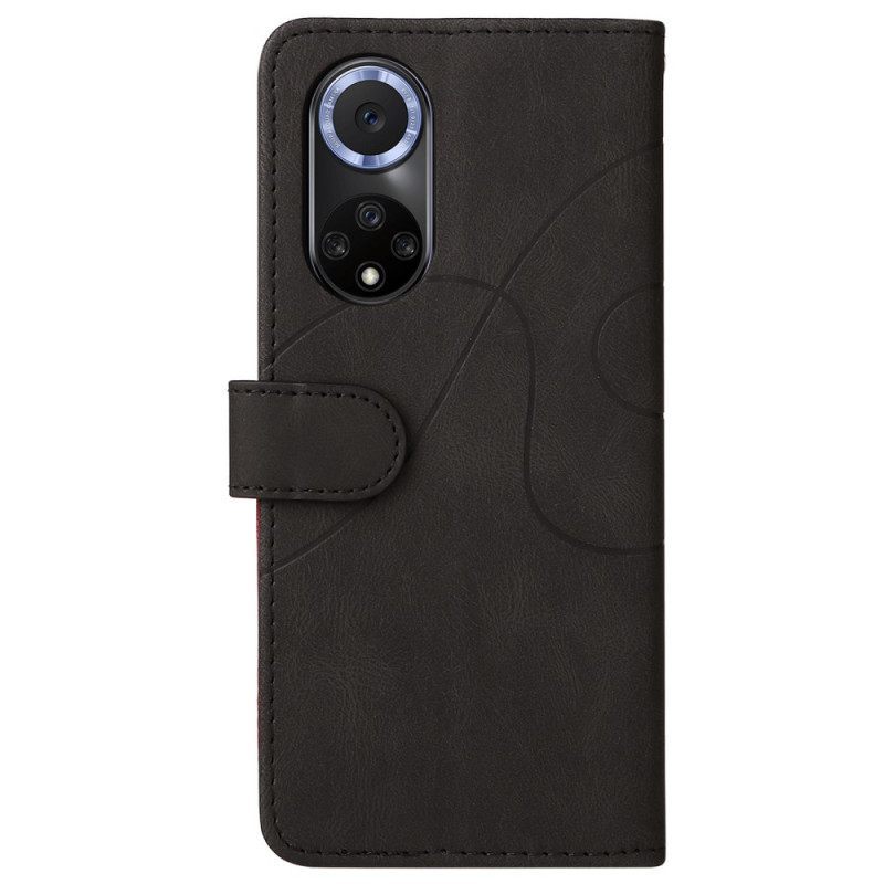 Κάλυμμα Honor 50 Δίχρωμο Signature Faux Leather