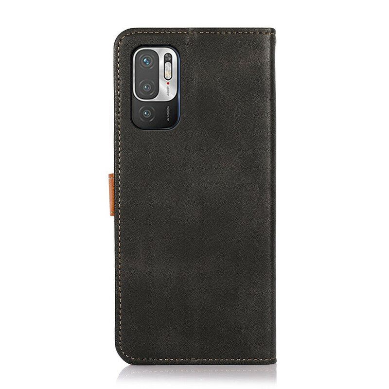 δερματινη θηκη Xiaomi Redmi Note 10 5G / Poco M3 Pro 5G Με Khazneh Strap