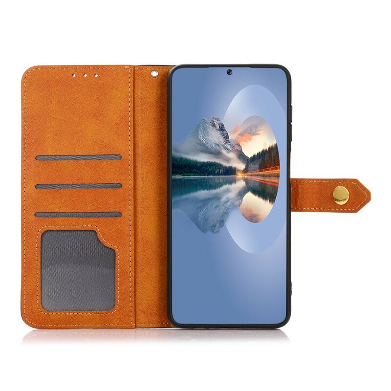 δερματινη θηκη Xiaomi Redmi Note 10 5G / Poco M3 Pro 5G Με Khazneh Strap