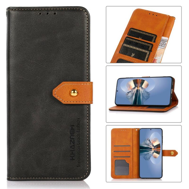 δερματινη θηκη Xiaomi Redmi Note 10 5G / Poco M3 Pro 5G Με Khazneh Strap