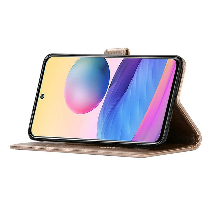 δερματινη θηκη Xiaomi Redmi Note 10 5G / Poco M3 Pro 5G Ονειροπαγίδα Κουκουβάγιας