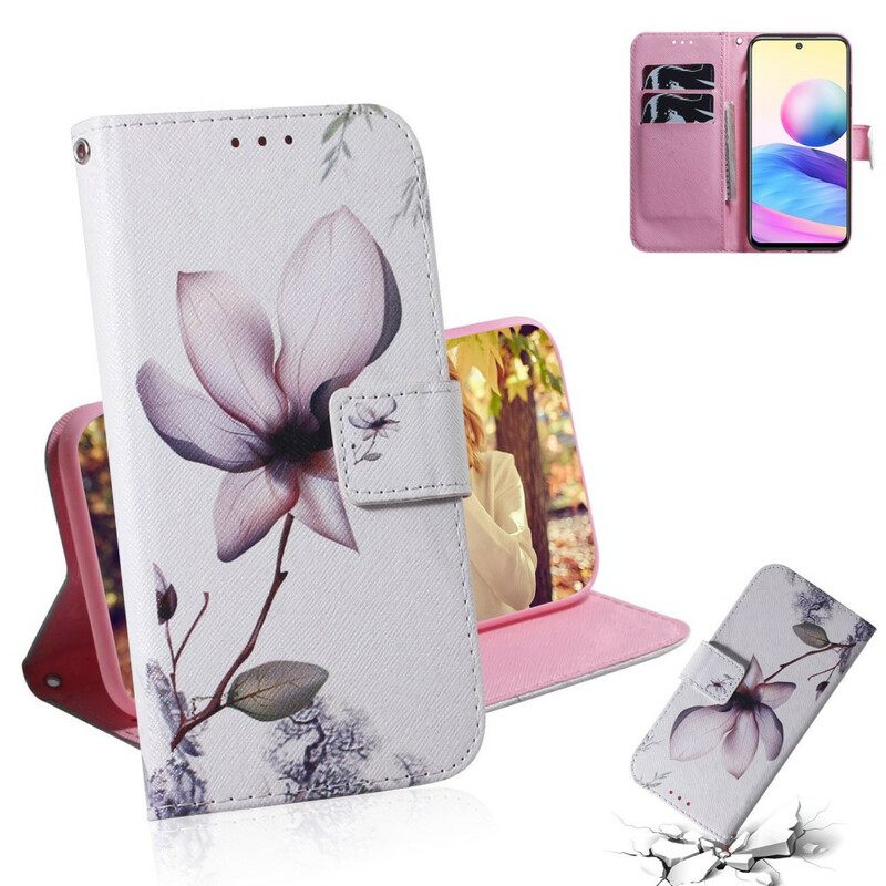 Κάλυμμα Xiaomi Redmi Note 10 5G / Poco M3 Pro 5G Dusty Pink Flower