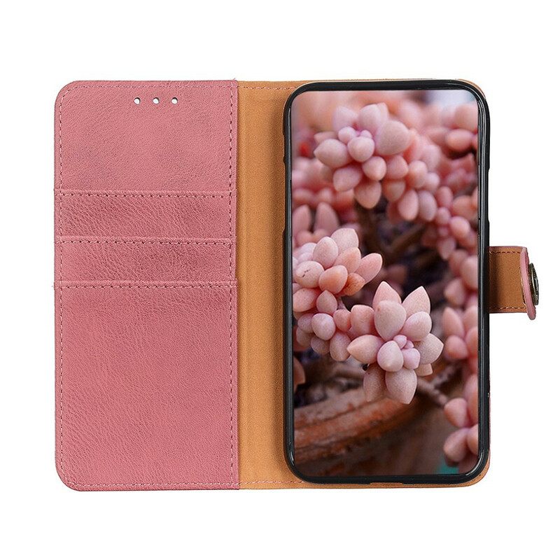 Κάλυμμα Xiaomi Redmi Note 10 5G / Poco M3 Pro 5G Retro Split Faux Leather Khazneh