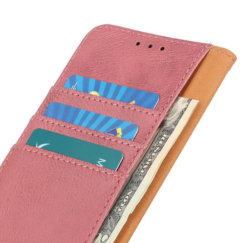 Κάλυμμα Xiaomi Redmi Note 10 5G / Poco M3 Pro 5G Retro Split Faux Leather Khazneh