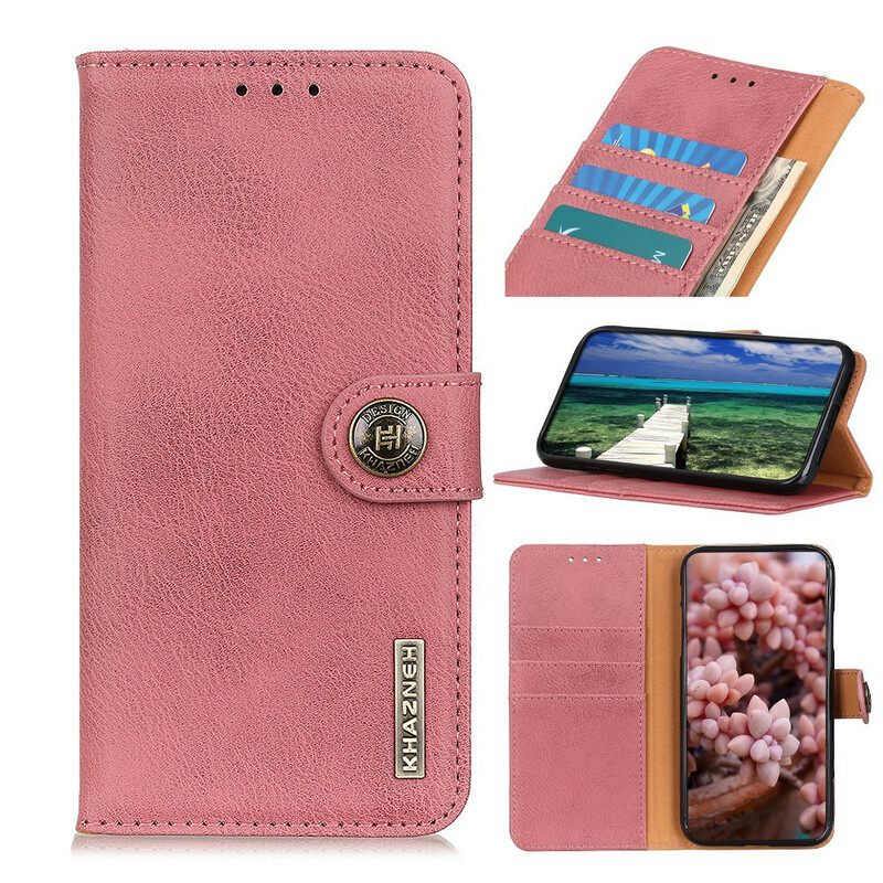 Κάλυμμα Xiaomi Redmi Note 10 5G / Poco M3 Pro 5G Retro Split Faux Leather Khazneh