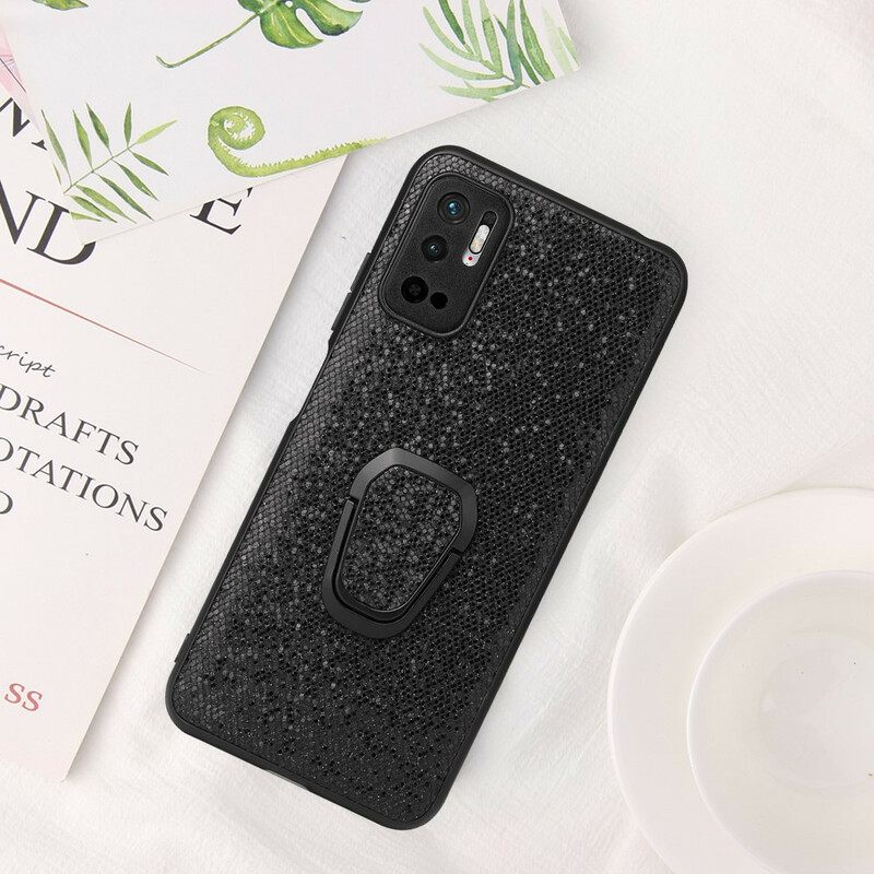 θηκη κινητου Xiaomi Redmi Note 10 5G / Poco M3 Pro 5G Glitter Ring-support