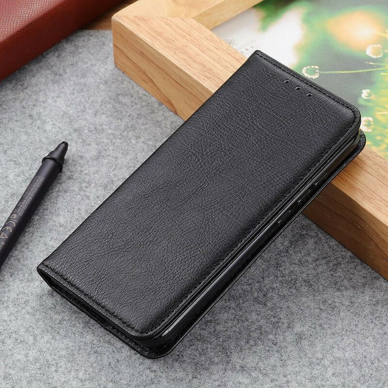 θηκη κινητου Xiaomi Redmi Note 10 5G / Poco M3 Pro 5G Θήκη Flip Lychee Split Leather Texture