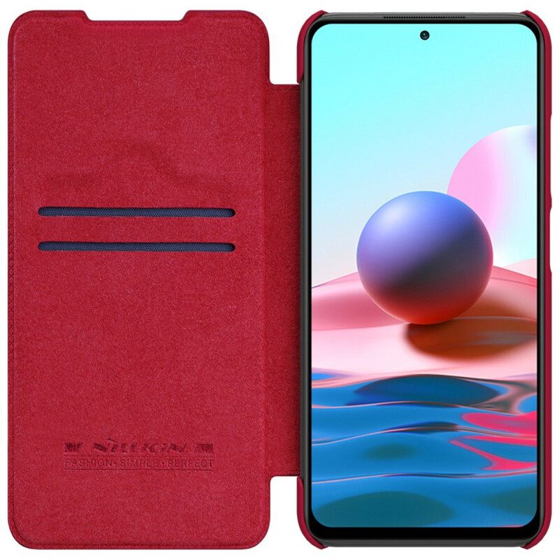 θηκη κινητου Xiaomi Redmi Note 10 5G / Poco M3 Pro 5G Θήκη Flip Σειρά Nillkin Qin