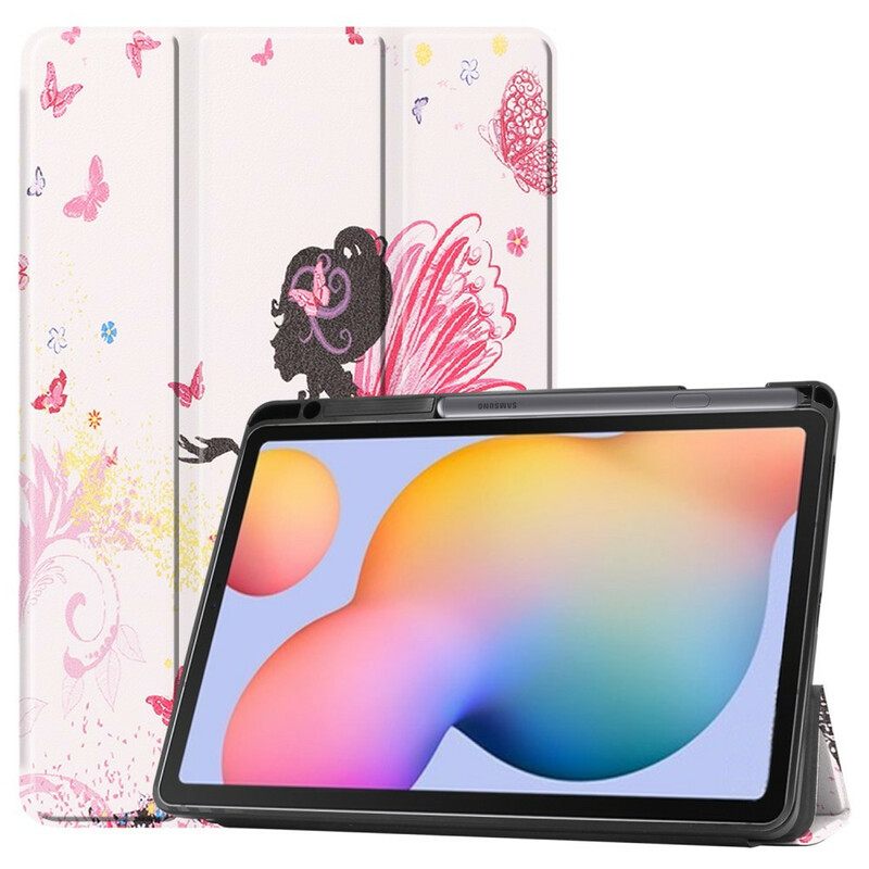 θηκη κινητου Samsung Galaxy Tab S6 Lite Μολυβοθήκη Floral Fairy