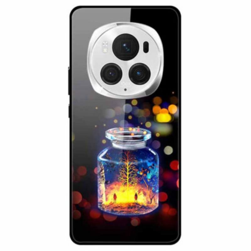 Κάλυμμα Honor Magic 6 Pro Θήκες Κινητών Tempered Glass Wish Bottle