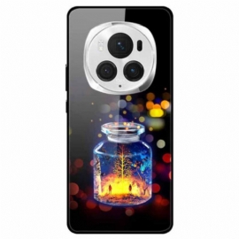 Κάλυμμα Honor Magic 6 Pro Θήκες Κινητών Tempered Glass Wish Bottle