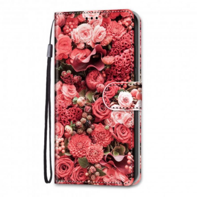 δερματινη θηκη Samsung Galaxy S21 Ultra 5G Floral Romance