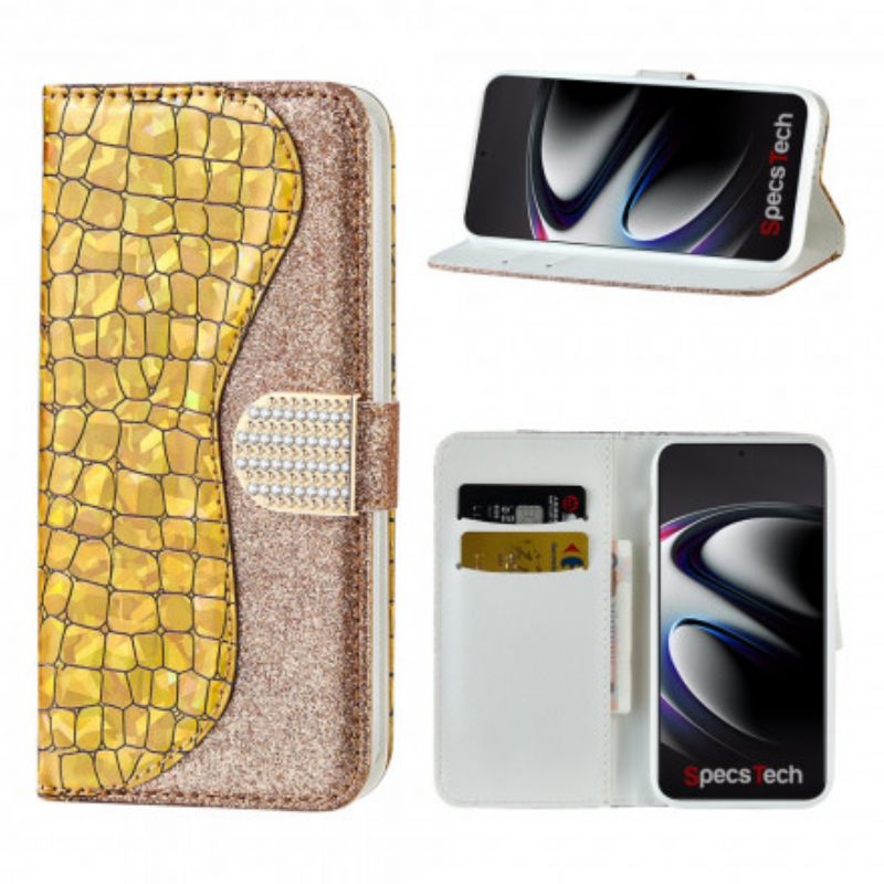 Κάλυμμα Samsung Galaxy S21 Ultra 5G Croco Diamonds