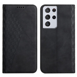 θηκη κινητου Samsung Galaxy S21 Ultra 5G Θήκη Flip Geo Leather Effect