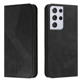 θηκη κινητου Samsung Galaxy S21 Ultra 5G Θήκη Flip S-design Leather Style