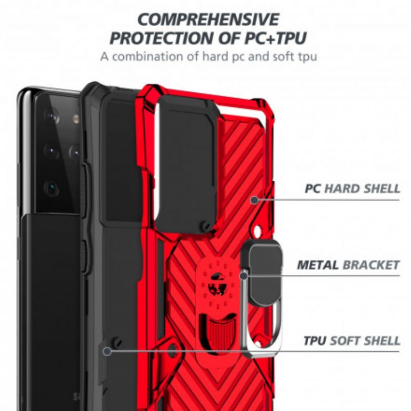 Θήκη Samsung Galaxy S21 Ultra 5G Αποσπώμενος Δακτύλιος-υποστήριξη