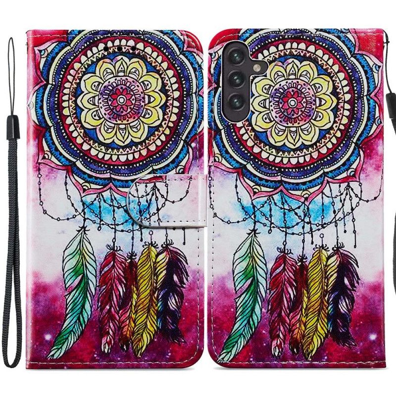 δερματινη θηκη Samsung Galaxy A13 5G Artistic Dream Catcher