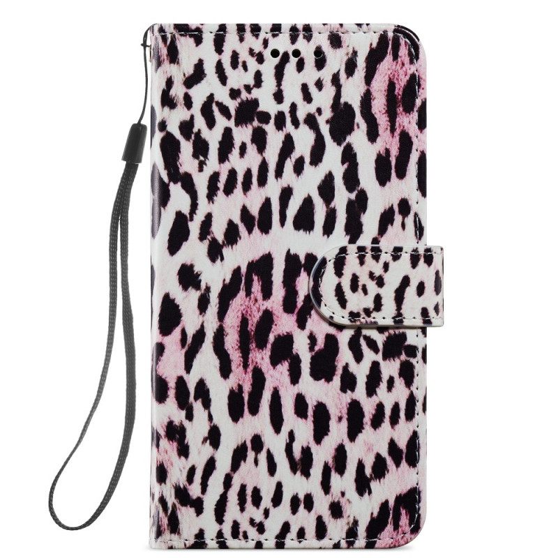 Θήκη Flip Samsung Galaxy A13 5G Leopard Print