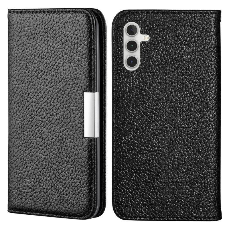 θηκη κινητου Samsung Galaxy A13 5G Θήκη Flip Litchi Ultra Chic Faux Leather