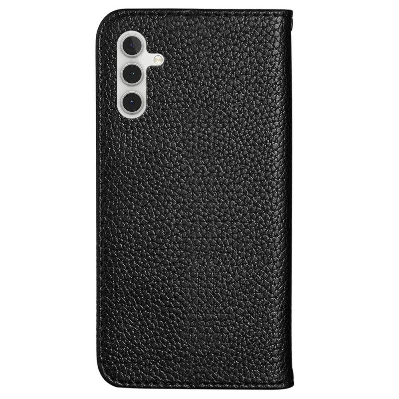 θηκη κινητου Samsung Galaxy A13 5G Θήκη Flip Litchi Ultra Chic Faux Leather