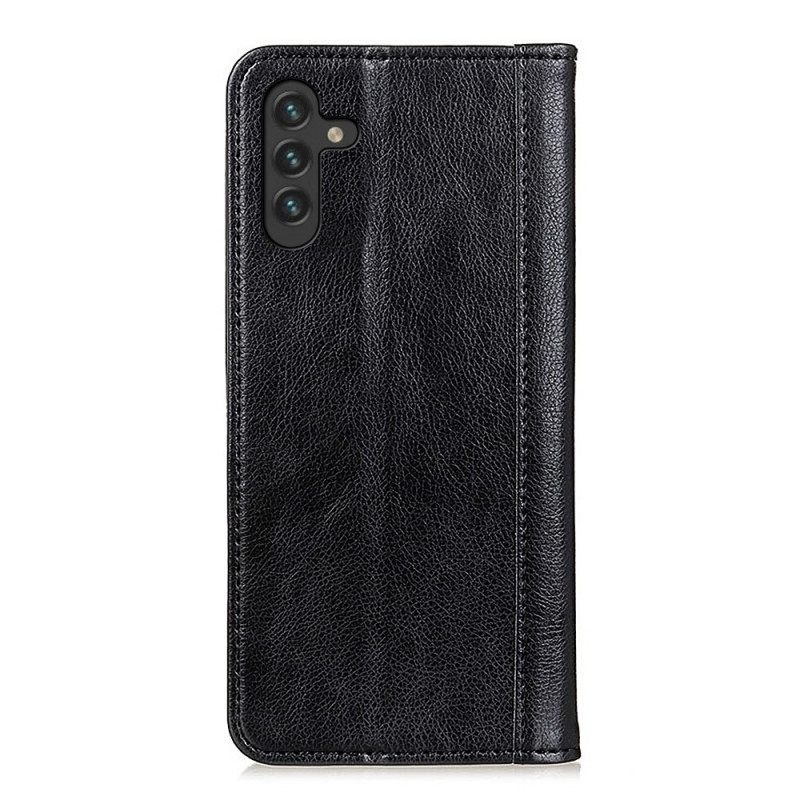 θηκη κινητου Samsung Galaxy A13 5G Θήκη Flip Lychee Split Leather Elegance