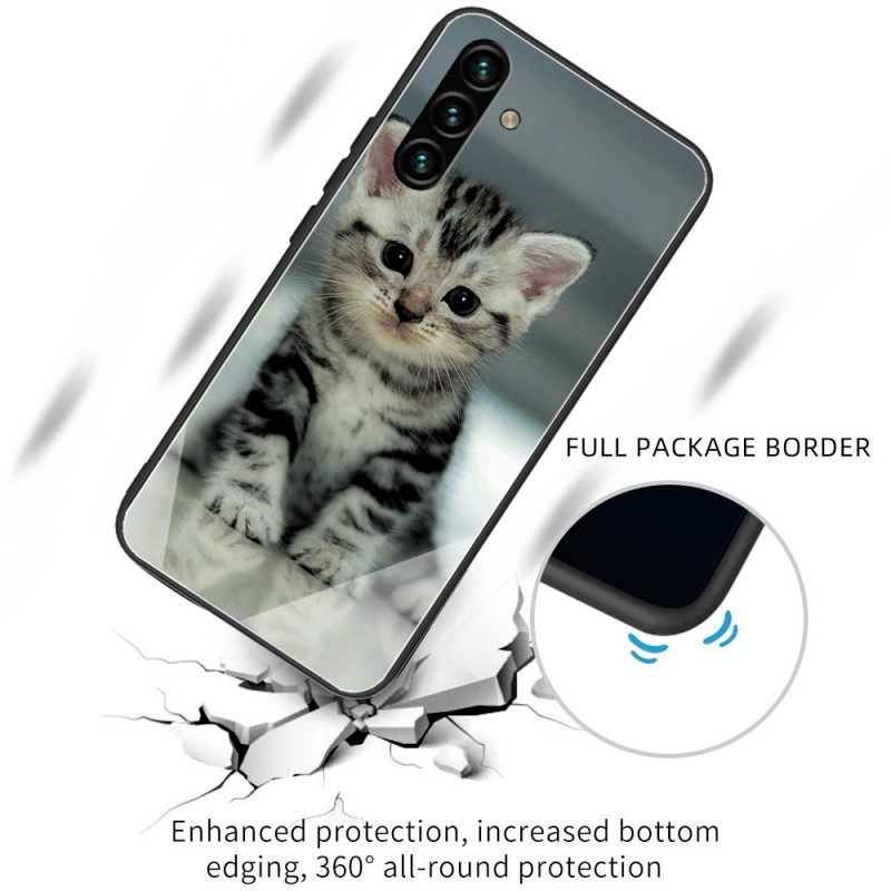 Θήκη Samsung Galaxy A13 5G Kitten Tempered Glass