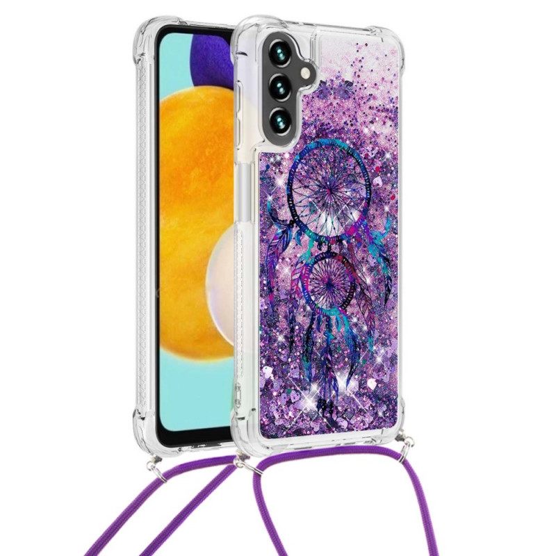 Θήκη Samsung Galaxy A13 5G με κορδονι Dream Catcher Glitter Cord