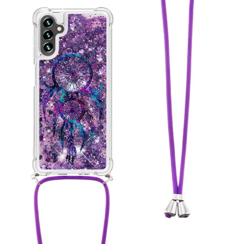 Θήκη Samsung Galaxy A13 5G με κορδονι Dream Catcher Glitter Cord