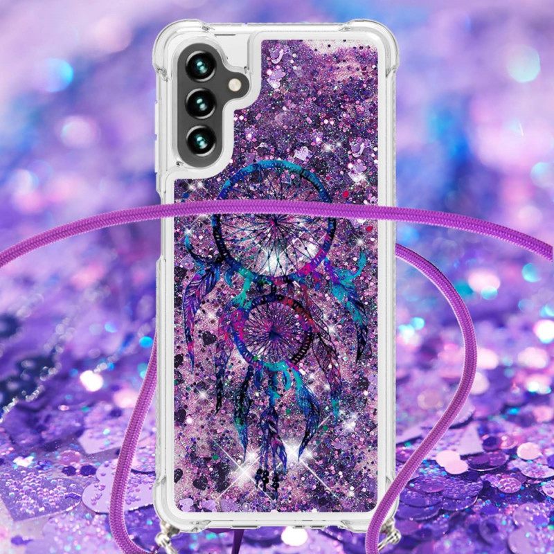 Θήκη Samsung Galaxy A13 5G με κορδονι Dream Catcher Glitter Cord