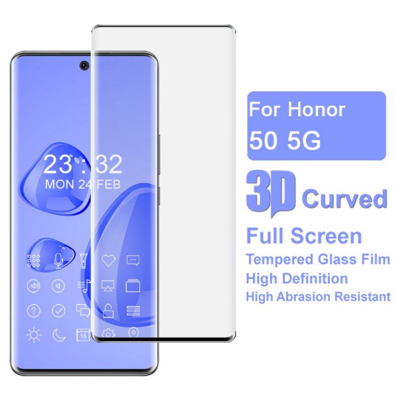 Προστασία Οθόνης Honor 50 / Huawei Nova 9 Black Edge Tempered Glass