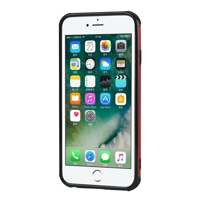 θηκη κινητου iPhone 6 / 6S Δίχρωμη Θήκη Διπλής Κάρτας