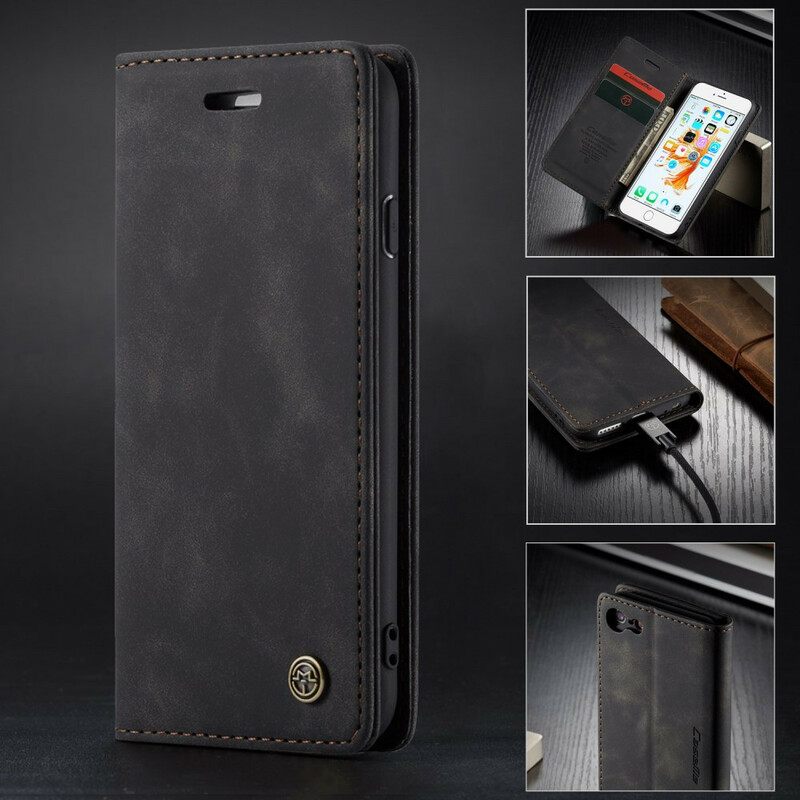 θηκη κινητου iPhone 6 / 6S Θήκη Flip Caseme Faux Leather