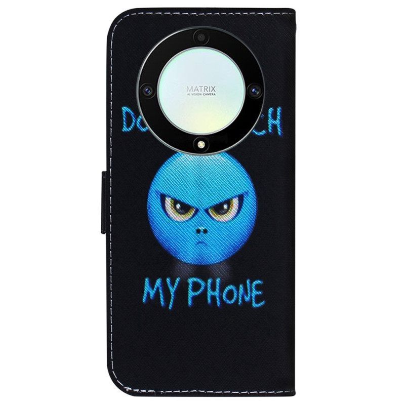 Θήκη Flip Honor Magic 5 Lite με κορδονι Τηλέφωνο Emoji Με Κορδόνι