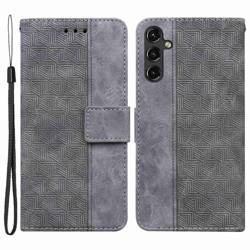 Κάλυμμα Samsung Galaxy A14 / A14 5G με κορδονι Strappy Pattern