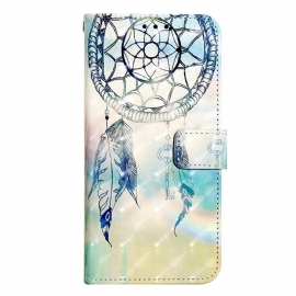 Θήκη Flip Samsung Galaxy A14 / A14 5G με κορδονι Strap Dream Catcher