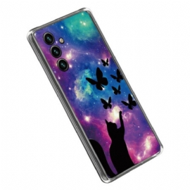 Θήκη Samsung Galaxy A14 / A14 5G Σιλικόνη Space Cat