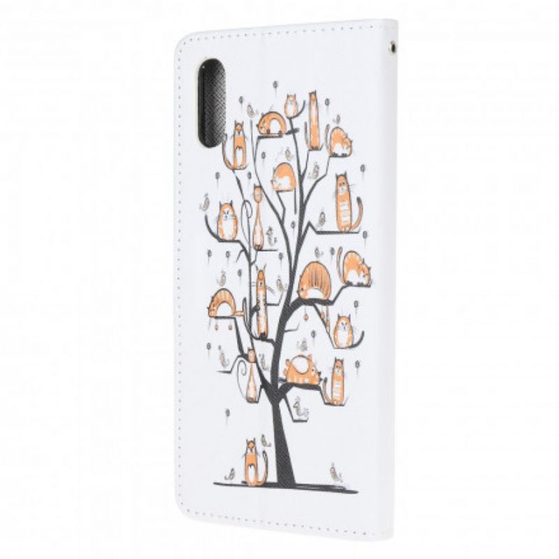 Κάλυμμα Samsung Galaxy XCover 5 με κορδονι Funky Cats With Strap