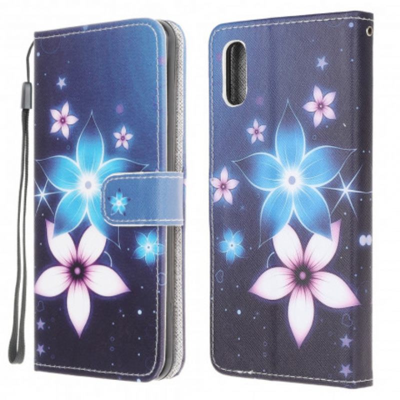 Κάλυμμα Samsung Galaxy XCover 5 με κορδονι Lunar Strap Flowers