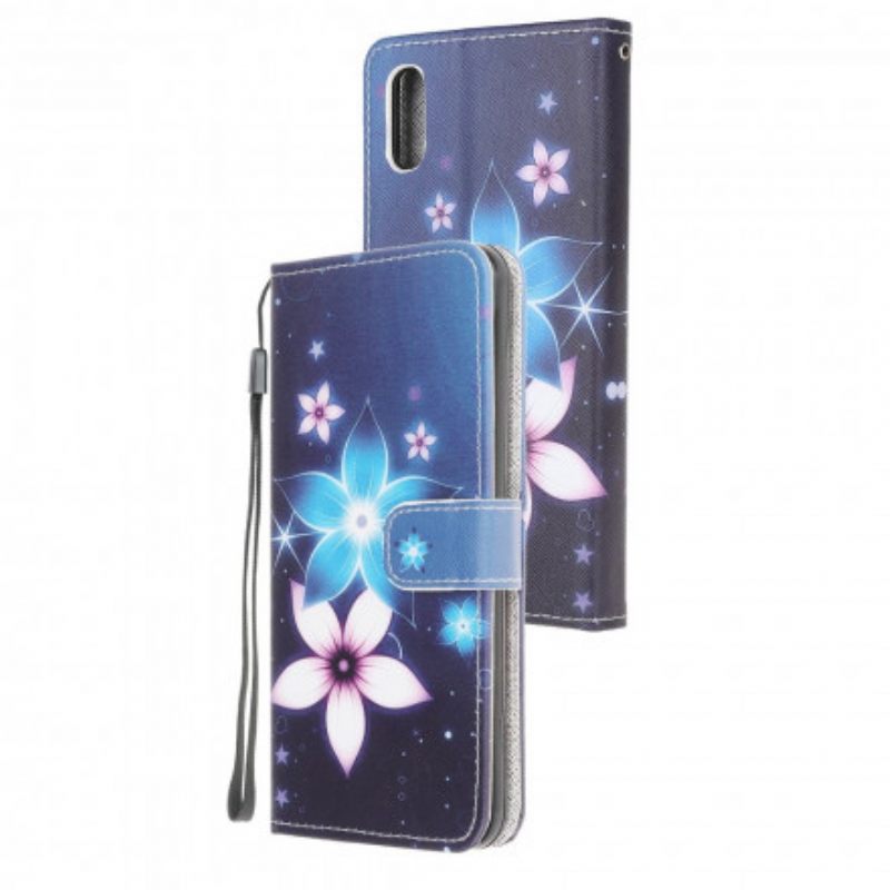 Κάλυμμα Samsung Galaxy XCover 5 με κορδονι Lunar Strap Flowers