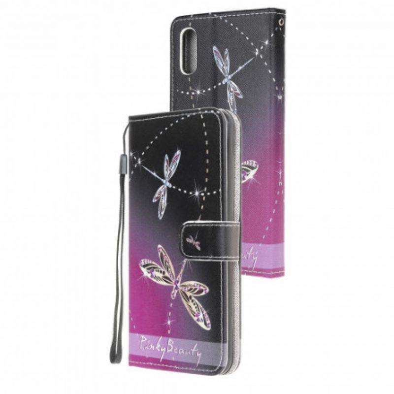 Κάλυμμα Samsung Galaxy XCover 5 με κορδονι Strappy Dragonflies