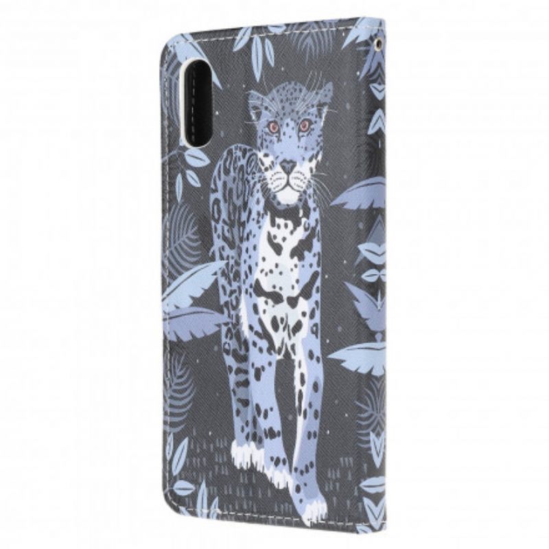 Κάλυμμα Samsung Galaxy XCover 5 με κορδονι Strappy Leopard