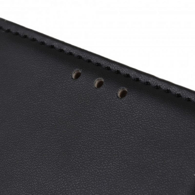 Κάλυμμα Samsung Galaxy XCover 5 Μονό Litchi Faux Leather