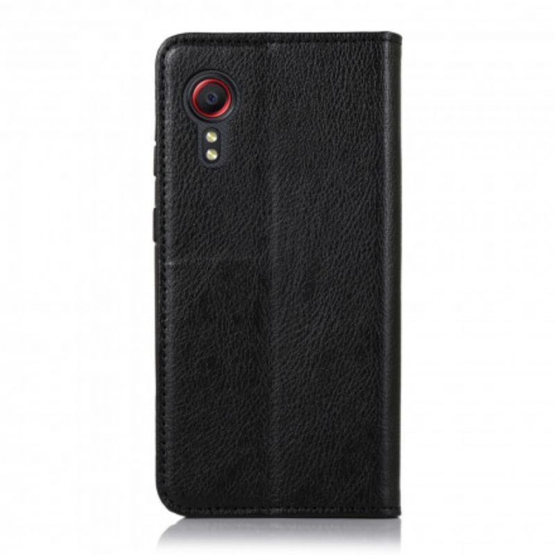 θηκη κινητου Samsung Galaxy XCover 5 Θήκη Flip Elegance Split Leather Litchi